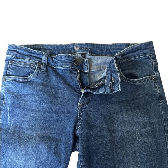 KUT from the Kloth Catherine Boyfriend Jeans Size 6 Distressed Rolled Hem - Picture 2 of 10